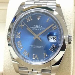 ＲＯＬＥＸ　デイトジャスト　４１ＳＳアズーロブルージュビリー　型番：１２６３００